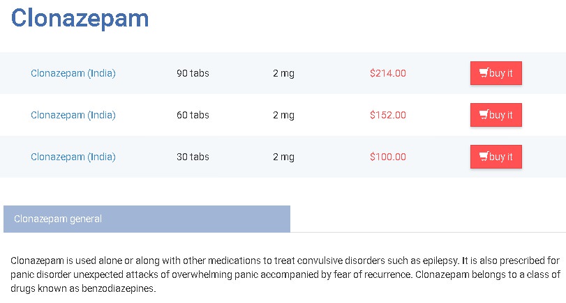 Comprar clonazepam españa — legalmente